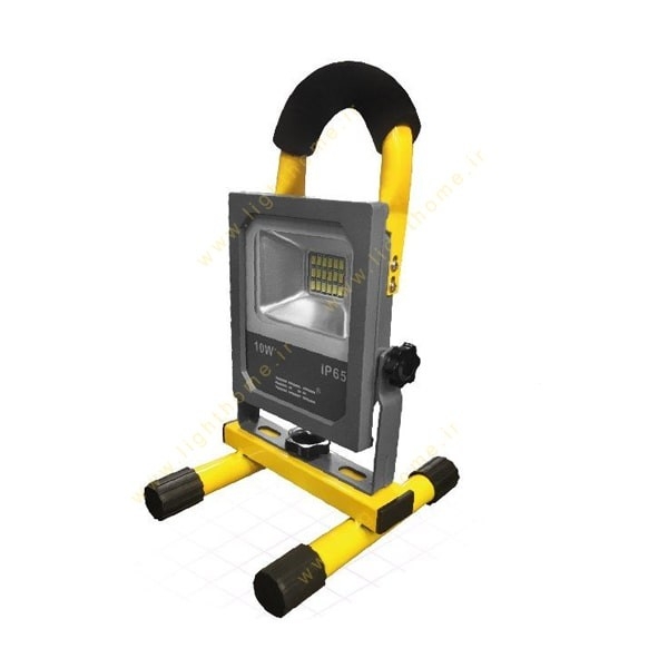 پروژکتور-ال-ای-دی-smd-سیار-10-وات-قابل-شارژ-edc